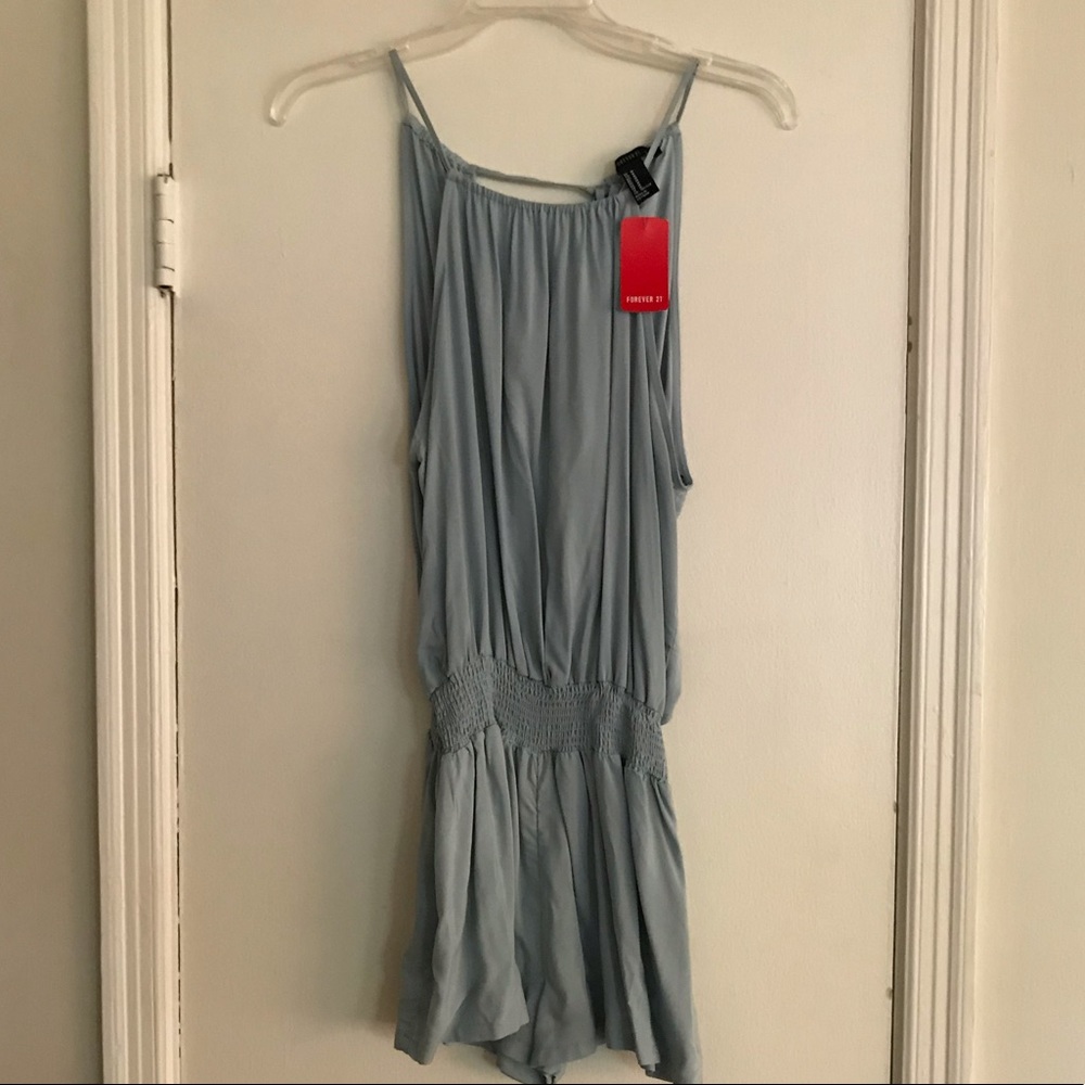 Blue Romper with Tags